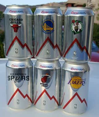 Complete 2019 Coors Light Nba Beer Can Set From Mexico Mexican Cans