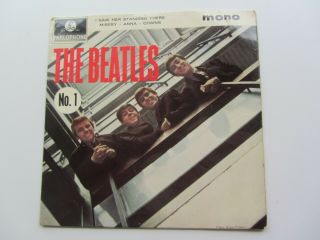 The Beatles 1963 U.  K.  Ep The Beatles No 1 Mkt Tax Code