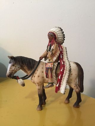 Schleich 70300 Native American Sioux Chief On Horse