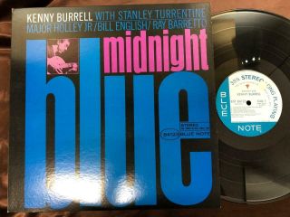 Kenny Burrell Nidnight Blue Blue Note Gxk 8116 Stereo Japan Vinyl Lp