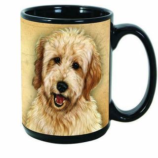 Goldendoodle Faithful Friends Dog Breed 15oz Coffee Mug Cup