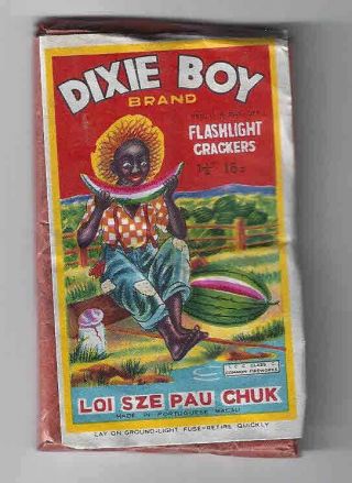 Dixie Boy Firecracker Label Icc 16s /1.  5 " Grade " 9,  " Cl2 - 1950 - 1954