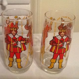 Vintage Burger King Character Collector Series 1979 Drinking Glass Fast Food