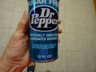 1978 Dr.  Pepper Sugar Steel Soda Pop Can -