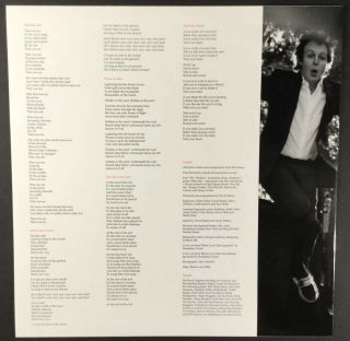 Paul McCartney / Vinyl / Memory Almost Full / UK Pressing / Poster Cover Beatles 7