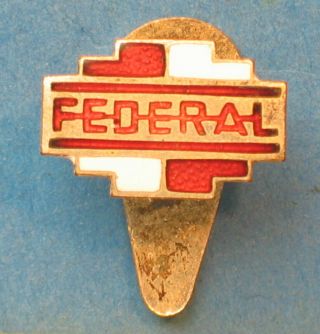 27 Vintage Federal Car Auto Enamel Lapel Badge Pin