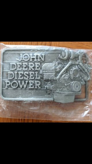 John Deere Diesel Power Belt Buckle
