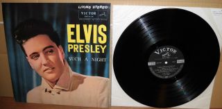 Elvis Presley Such A Night 1963 Japan Stereo Victor Lp Shp - 5145 Elvis Is Back