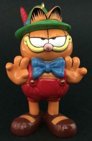 Garfield Pinocchio Enesco Ornament 1991 1992 1993