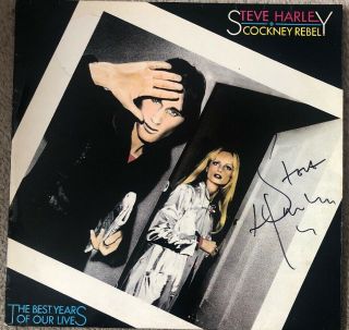 Hand Signed Steve Harley And Cockney Rebel 12” Vinyl The Best Years Of Our Lives
