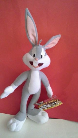 2018 Warner Brothers Looney Tunes Bugs Bunny Plush Toy By Toy Factory Nwt