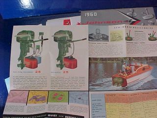 9 - 1950s JOHNSON Sea Horse OUTBOARD MOTORS Advertising BOOKLETS 2