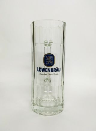 Lowenbrau (munich) - German / Bavarian Beer Glass / Stein / Mug 0.  5 Liter -