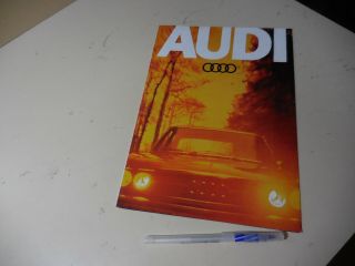 Audi 80gl 100gl 100coupes Japanese Brochure 8zc 8zj 8zjs