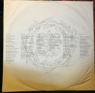PARADISE LOST - DRACONIAN TIMES UK 2 X LP VINYL MUSIC FOR NATIONS 1995 6