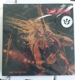 Zakk Sabbath Live In Detroit 12 " Ep Clear Vinyl Limited Edition Wylde