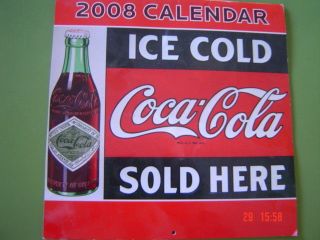 2008 Coke Calendar As Per Pictures Cost Over $25 As Totally