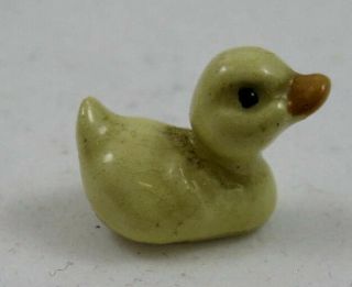 Hagen Renaker miniature made in America Duck Duckling swimming retired VHTF 3