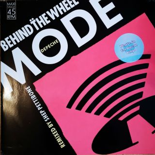 Depeche Mode Behind The Wheel 12 " Orange Vinyl Mute Int 126.  875 Germany 1987