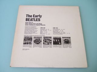 Beatles The Early Beatles Vinyl LP Album Japan EAS 80565 1st Press 4
