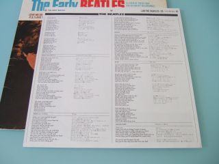 Beatles The Early Beatles Vinyl LP Album Japan EAS 80565 1st Press 7