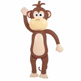 (1) 67  & (2) 27  Monkeys Inflatable Inflate Toy Party Decoration (Set of 3) 2
