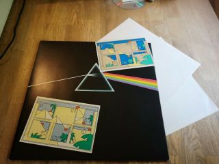 Pink Floyd Lp Dark Side Of The Moon Uk Harvest Press A - 7 B - 6 Complete,