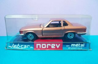 Mercedes 350 Sl,  Vintage Toys.  Model 1/43.  " Norev " Jet - Car.  1971.  France.