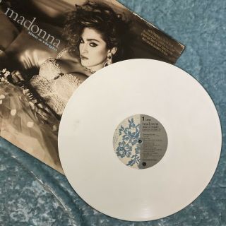 Madonna Like A Virgin White Us Promo 12” - Gold Stamp Rare Collector Items