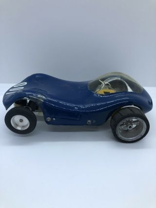 Vintage 1960’s Russkit 1:24 Scale Slot Car Blue Race Car