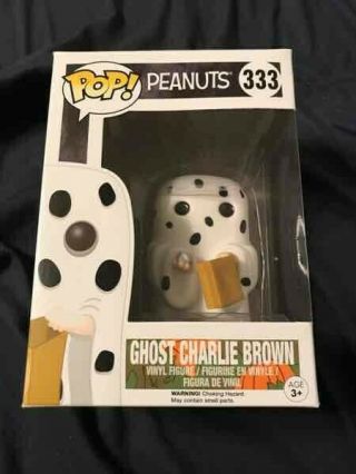 Funko Pop Peanuts The Great Pumpkin 333 Ghost Charlie Brown