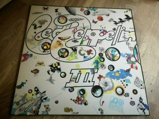 Led Zeppelin Lp 3 Same Uk Atlantic Press A B Comes With 1st Press Cover,