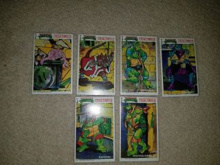Teenage Mutant Ninja Turtles Uncle Tobys Trading Cards Near Complete Set 1990