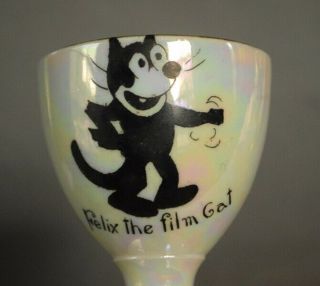 ca 1920 FELIX THE CAT Early Silent Cartoon Film Egg Cup - Wilton China England 7