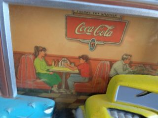 Vintage Burwood 1950 ' s Family Drive In Diner Coca Cola Wall Clock 1988 7