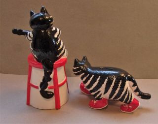 Rare B.  KLIBAN CAT Cookie Jar and Bank by Sigma Tastesetter 3