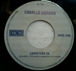 single CABALLO DORADO 