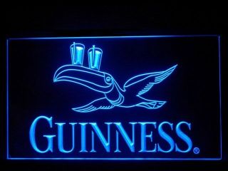 J306b Guinness Toucan Beer For Pub Bar Display Light Sign