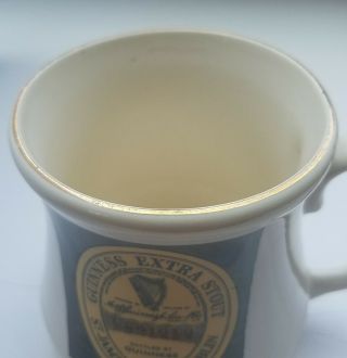 GUINNESS Extra Stout BEER COFFEE MUG Cup St.  James Dublin MADE SHANNON IRELAND 5