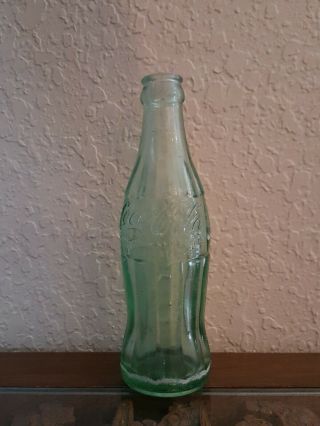 Vintage Green Glass Coca - Cola Bottle Douglas Georgia 63 - 41