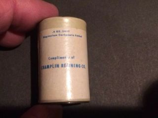 Vintage Champlin Oil Refining Co.  Motor Oil/ Union Pacific Salt Shaker 2