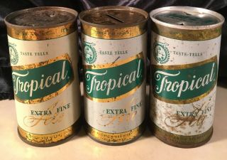 3 Tropical ALE flat tops with different lids,  Tampa Florida 3