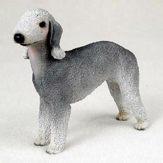 Bedlington Terrier Figurine Hand Painted Collectible Statue