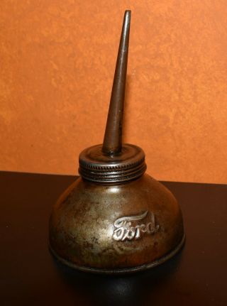 Vintage Antique Ford Oil Can Thumb Oiler