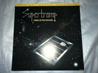 Supertramp Crime Of The Century Mfsl 1 - 005 Vinyl Lp Mobile Fidelity Sound Lab