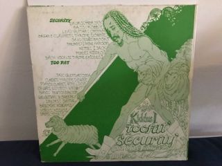 KIDDUS I SECURITY IN THE STREET /TOO FAT SHEPHRD JAMAICA 1978 VG,  /VG, 2