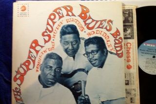 The Blues Band Lp " W Muddy Waters Etc " Checker Records Mono Ex/nm
