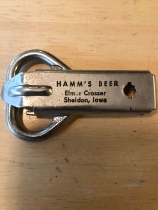 Hamm’s Beer Bottle And Can Opener Sheldon Iowa