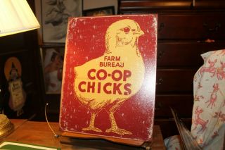 Tin Sign 12 - 1/2 " X 16 " Vintage Look Farm Bureau Co - Op Chicks