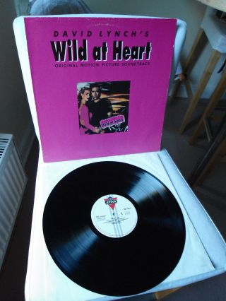 Wild At Heart Soundtrack Vinyl Lp David Lynch 1990 Chris Isaak N.  Cage